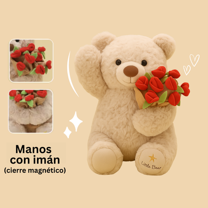 BloomBear™ – Osito convertible con ramo de flores